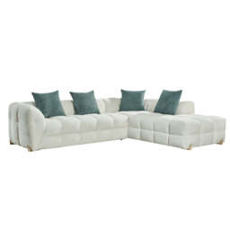 Genoa Sofa Beige Right Hand Corner - thumbnail 2