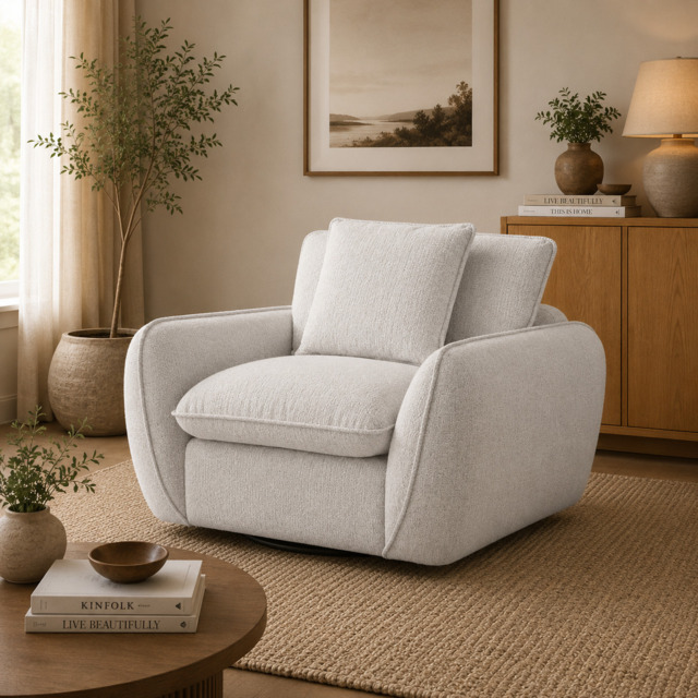Berlin Sofa Beige Armchair - image 1