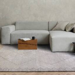 Mason 200x290cm Diamond Grey Rug - thumbnail 1