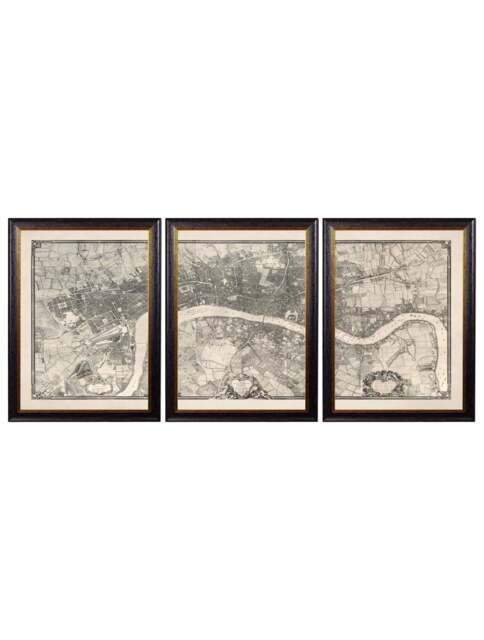 c.1746 London Triptych Map - image 1