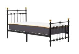 90cm Atlas Bed Black