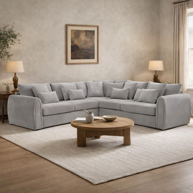 Mirabel Sofa Grey Large Corner - image 1