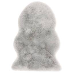 Auckland Luxury Faux Sheepskin 070x100cm Silver Rug - thumbnail 2