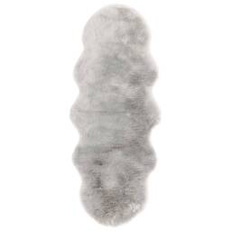 Auckland Luxury Faux Sheepskin 070x100cm Silver Rug - thumbnail 4