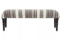Cefena Grey And White Bench - thumbnail 2