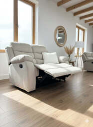 Stanley Manual Recliner Sofa Beige 3+2+1 Seater Set - thumbnail 2