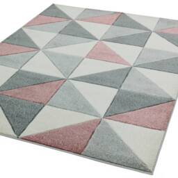 Sketch 200x290cm SK05 Cubic Pink Rug - thumbnail 3