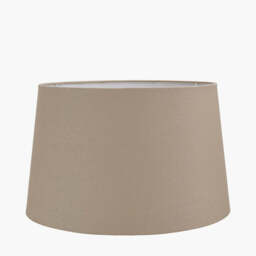 Winston 45cm Taupe Handloom Tapered Lampshade - thumbnail 1