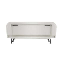 BURLINGTON SOFA BED IVORY BOUCLE / MATTE BLACK - thumbnail 5