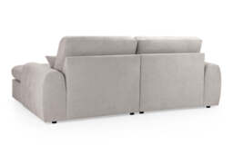 Winnie Cinema Lounge Sofa And Footstool In Beige Boucle Fabric - thumbnail 3