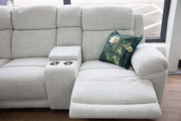 Owen Electric Recliner Sofa Beige Large Corner - thumbnail 6