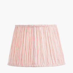 Thiago 30cm Cinnamon Stripe Mushroom Pleat Tapered Lampshade - thumbnail 3