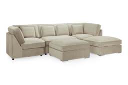 Belgravia Sofa Beige U Shape Corner Morgan - Malvern - Somerford - Calix - Euphoria - Plush Style - thumbnail 3