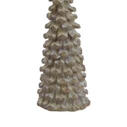 Small Beige Cedar Tree With Star - thumbnail 3
