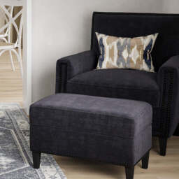 ATTICUS ANTHRACITE CHAIR - thumbnail 2