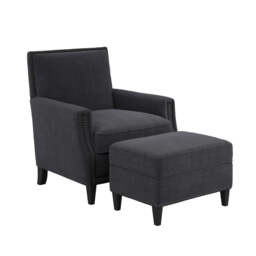 ATTICUS ANTHRACITE CHAIR - thumbnail 6