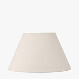 Seychelles 40cm Cream Slubby Cotton Empire Lampshade - thumbnail 1