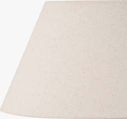 Seychelles 40cm Cream Slubby Cotton Empire Lampshade - thumbnail 4