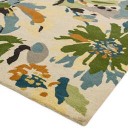 Reef Rug 120x170cm RF11 Floral Green Multi Rug - thumbnail 3