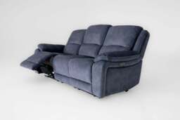 Bellagio Grey Lay-Z-Boy Style Fabric Power Recliner 3 Seater Sofa - Banks - Tampa - Santori - DFS - thumbnail 5