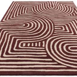 Reef Rug 200x290cm RF29 Curve Plum Rug - thumbnail 3