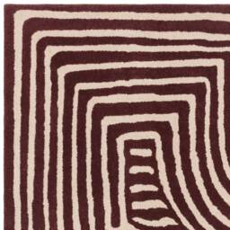 Reef Rug 200x290cm RF29 Curve Plum Rug - thumbnail 4