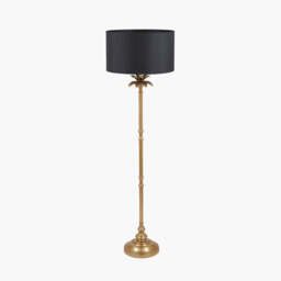Trafalgar Gold Metal Palm Tree Floor Lamp Base - thumbnail 4