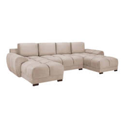 Azzuro Sofa Mocha U Shape Corner Morgan - Malvern - Somerford - Calix - Euphoria - Plush Style - thumbnail 2