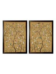 Tree of Life Ochre Set of 2 - thumbnail 1