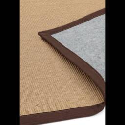 Sisal 240x340cm Linen/Chocolate Rug - thumbnail 5
