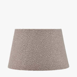 Martigues 40cm Taupe Boucle Tapered Lampshade - thumbnail 1