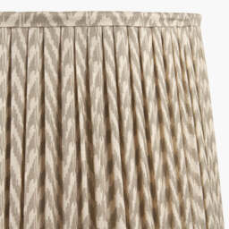 Vienna 30cm Taupe Chevron Mushroom Pleat Lampshade - thumbnail 4