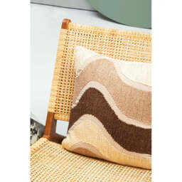 Lovina Teak Wood And Natural Rattan Lounge Chair - thumbnail 3