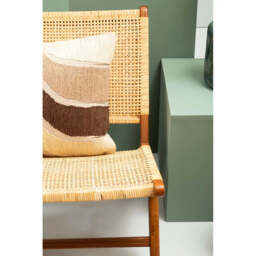 Lovina Teak Wood And Natural Rattan Lounge Chair - thumbnail 5