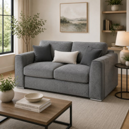 Naples Sofa Grey 2 Seater