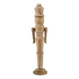 Natural Large Nutcracker Decoration - thumbnail 1