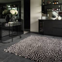 Katherine Carnaby Coral 120x180cm Gunmetal Rug - thumbnail 1