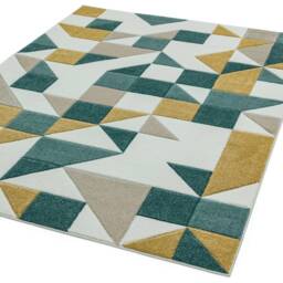 Sketch 080x150cm SK03 Shapes Green Rug - thumbnail 3