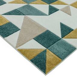 Sketch 080x150cm SK03 Shapes Green Rug - thumbnail 4