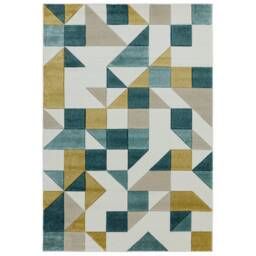 Sketch 080x150cm SK03 Shapes Green Rug - thumbnail 2