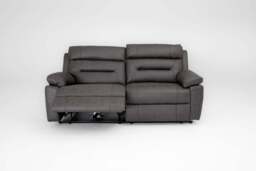 Lucca Inc Lay-Z-Boy Style Fabric Power Recliner 3 Seater Sofa - thumbnail 3