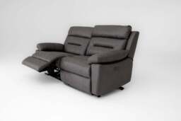 Lucca Inc Lay-Z-Boy Style Fabric Power Recliner 3 Seater Sofa - thumbnail 4