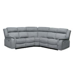 Linden Recliner Sofa Grey Large Corner - thumbnail 2