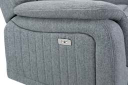Linden Recliner Sofa Grey Large Corner - thumbnail 3