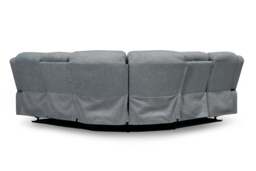 Linden Recliner Sofa Grey Large Corner - thumbnail 4