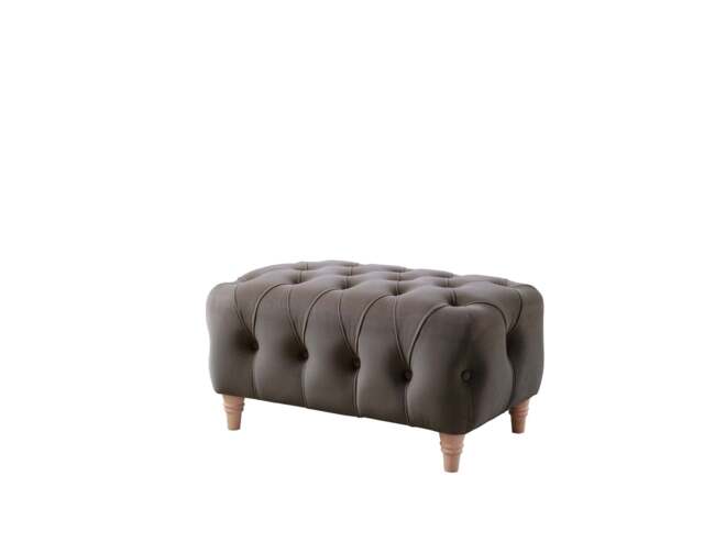 Model 25 - Footstool Velvet Mushroom - image 1