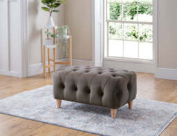 Model 25 - Footstool Velvet Mushroom - thumbnail 2
