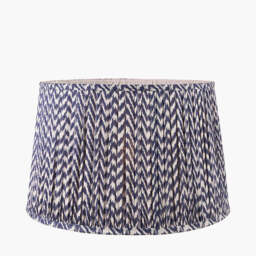 Vienna 50cm Blue Chevron Mushroom Pleat Lampshade - thumbnail 2
