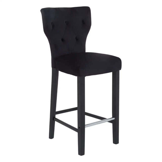 Decatour Black Bar Stool - image 1