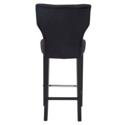 Decatour Black Bar Stool - thumbnail 5